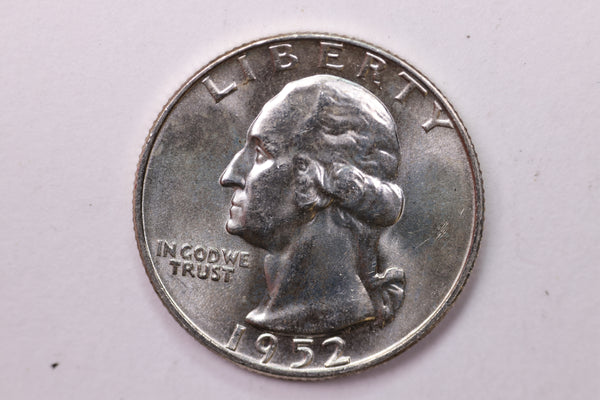 1952-D Washington Silver Quarter, Affordable Collectible Coins. Sale #035363