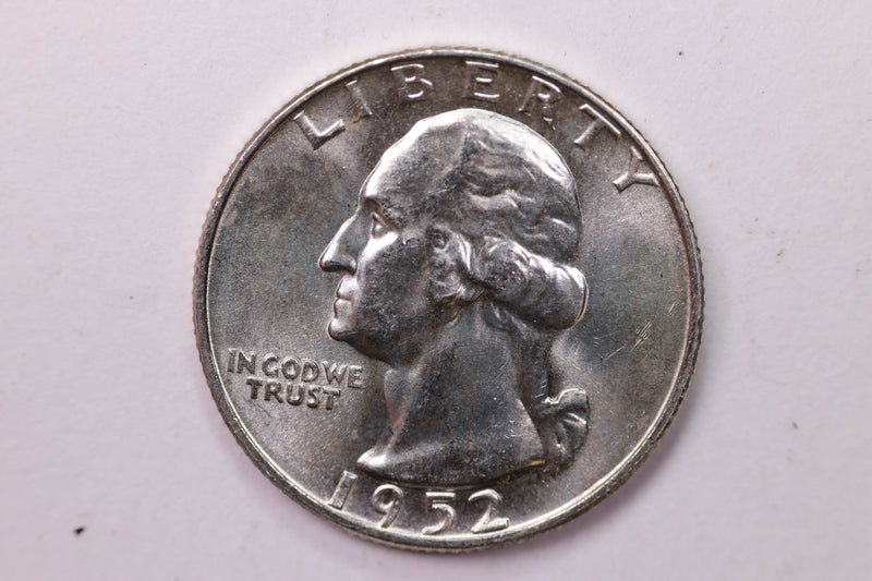 1952-D Washington Silver Quarter, Affordable Collectible Coins. Sale