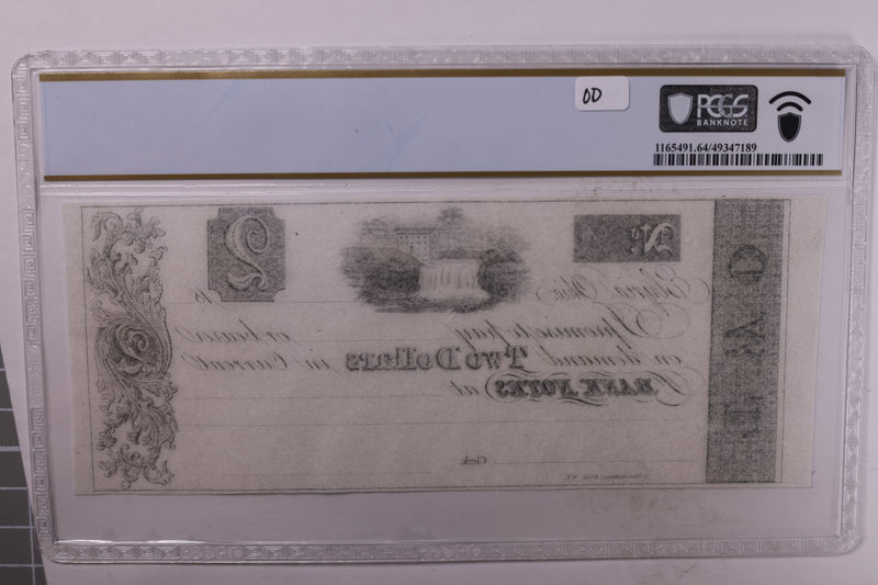 18__ $2., Elyria, Ohio., Obsolete Remainder., PCGS CU-64 PPQ., Store