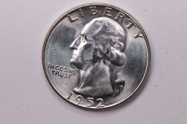 1952-S Washington Silver Quarter, Affordable Collectible Coins. Sale #035365