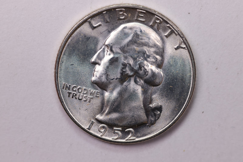 1952-S Washington Silver Quarter, Affordable Collectible Coins. Sale