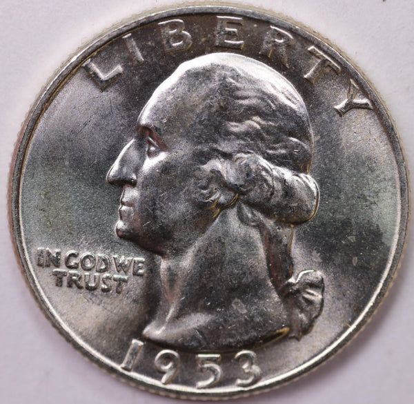 1953 Washington Silver Quarter, Affordable Collectible Coins. Sale #035367