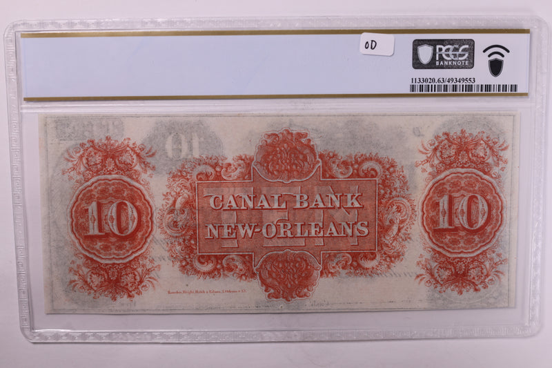 18__ $10., 'New Orleans, LA'., Obsolete, Remainder., PCGS CU-63 PPQ., Store