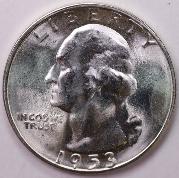 1953-S Washington Silver Quarter, Affordable Collectible Coins. Sale #035369