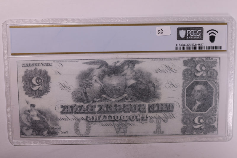 18__ $2.,  'Newton, N.J.'., Remainder, Obsolete., PCGS CU-63 PPQ., Store