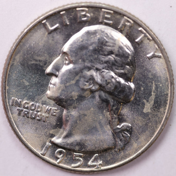 1954-D Washington Silver Quarter, Affordable Collectible Coins. Sale #035372