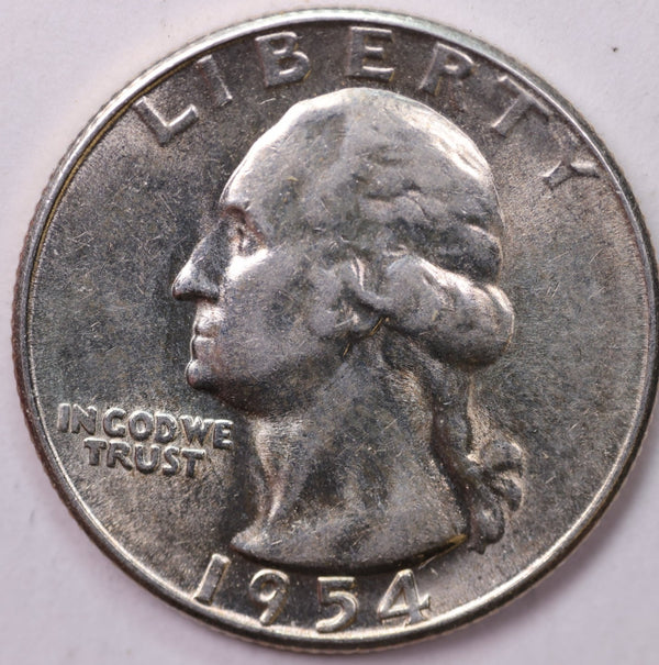 1954-S Washington Silver Quarter, Affordable Collectible Coins. Sale #035376