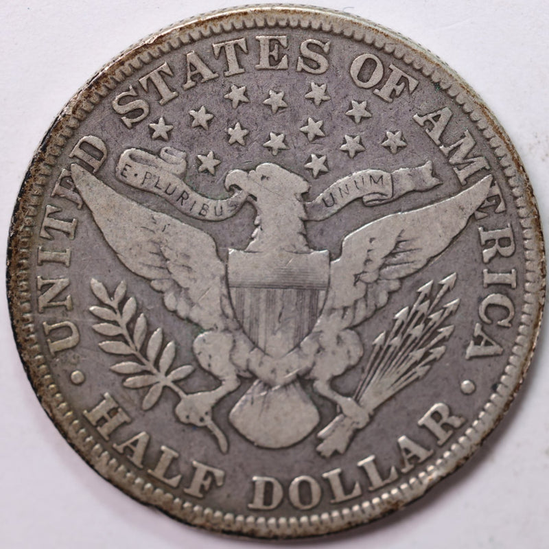 1892 Barber Half Dollar, Very Good Circulated Coin, Store