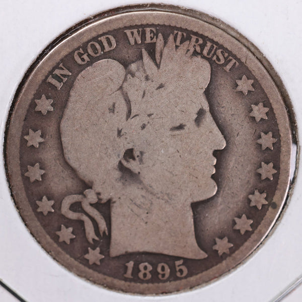 1895-O Barber Half Dollar, Very Good Circulated Coin, Store #H895O03