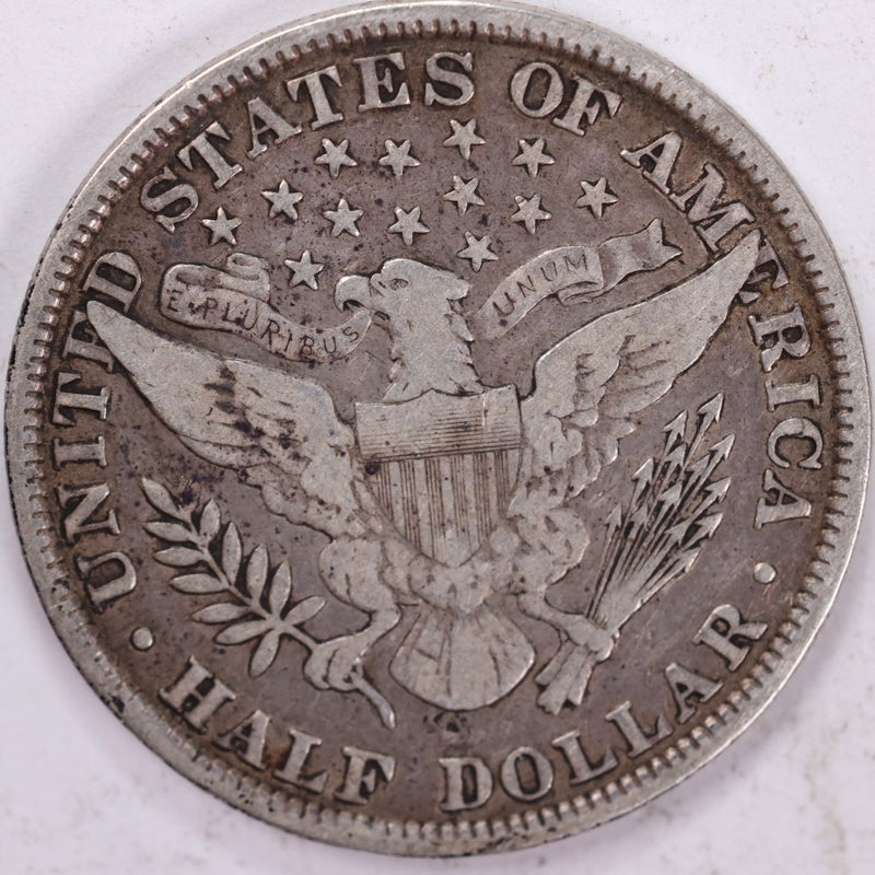 1900 Barber Half Dollar, Fine Circulated Coin, Store