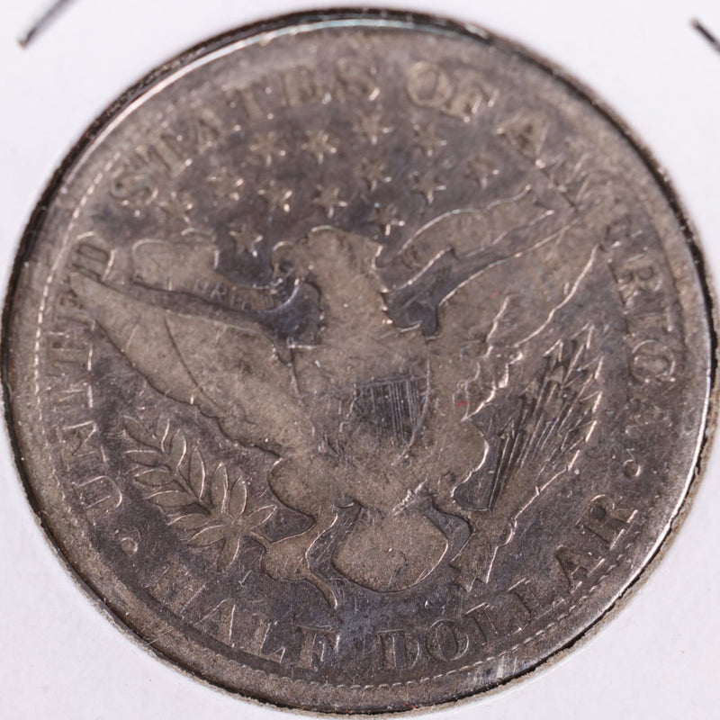 1905 Barber Half Dollar, Very Good Circulated Coin, Store