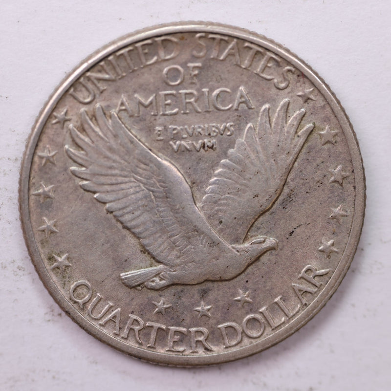 1918-D Standing Liberty Silver Quarter, Affordable Collectible Coins. Sale