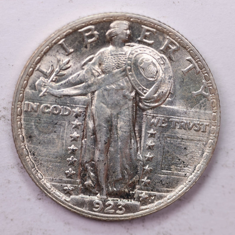 1923 Standing Liberty Silver Quarter, Affordable Collectible Coins. Sale