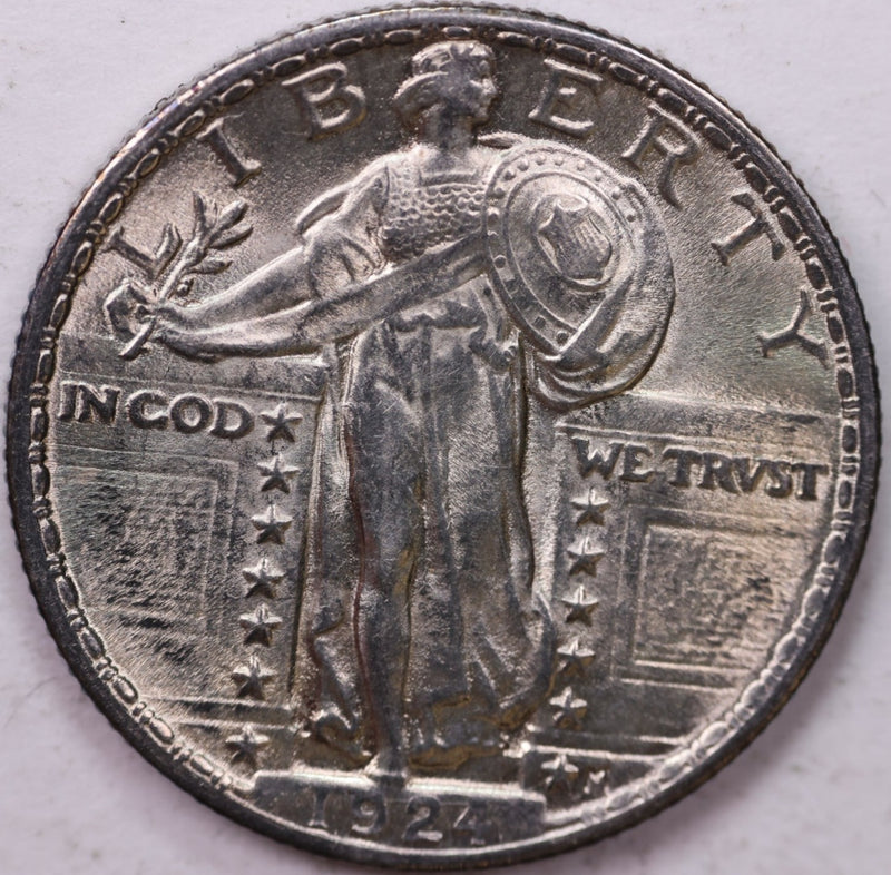 1924 Standing Liberty Silver Quarter, Affordable Collectible Coins. Sale