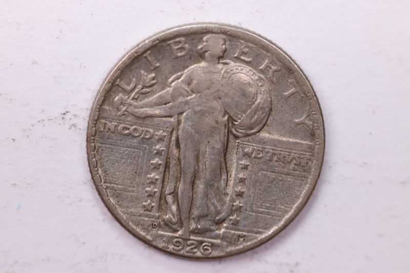 1926-D Standing Liberty Silver Quarter, Affordable Collectible Coins. Sale