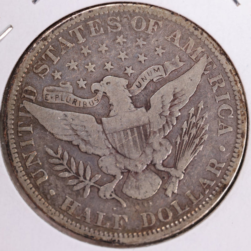 1908-O Barber Half Dollar, Fine Circulated Coin, Store