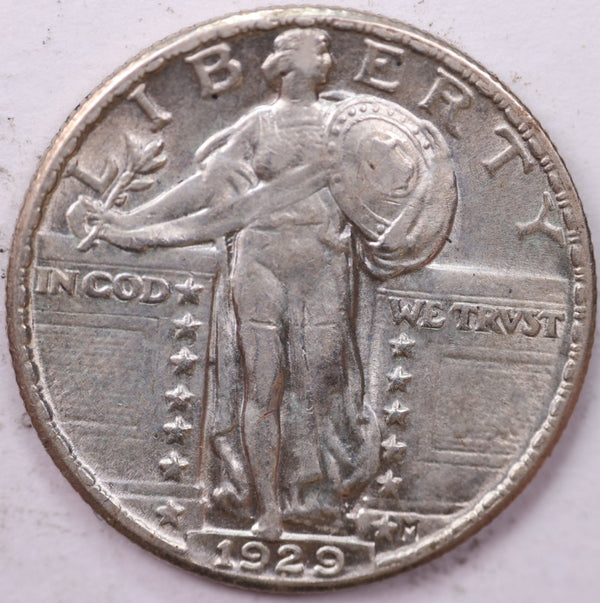 1929 Standing Liberty Silver Quarter, Affordable Collectible Coins. Sale #0353446