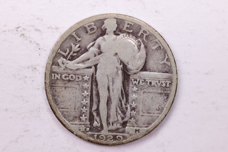 1929-S Standing Liberty Silver Quarter, Affordable Collectible Coins. Sale