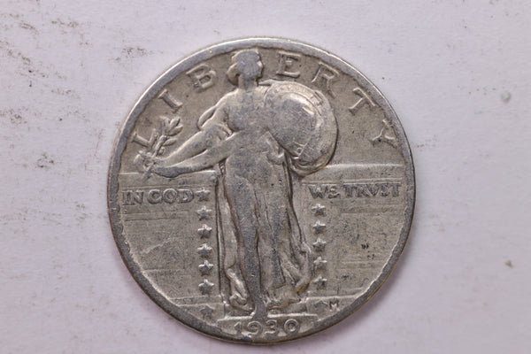 1930 Standing Liberty Silver Quarter, Affordable Collectible Coins. Sale #0353455