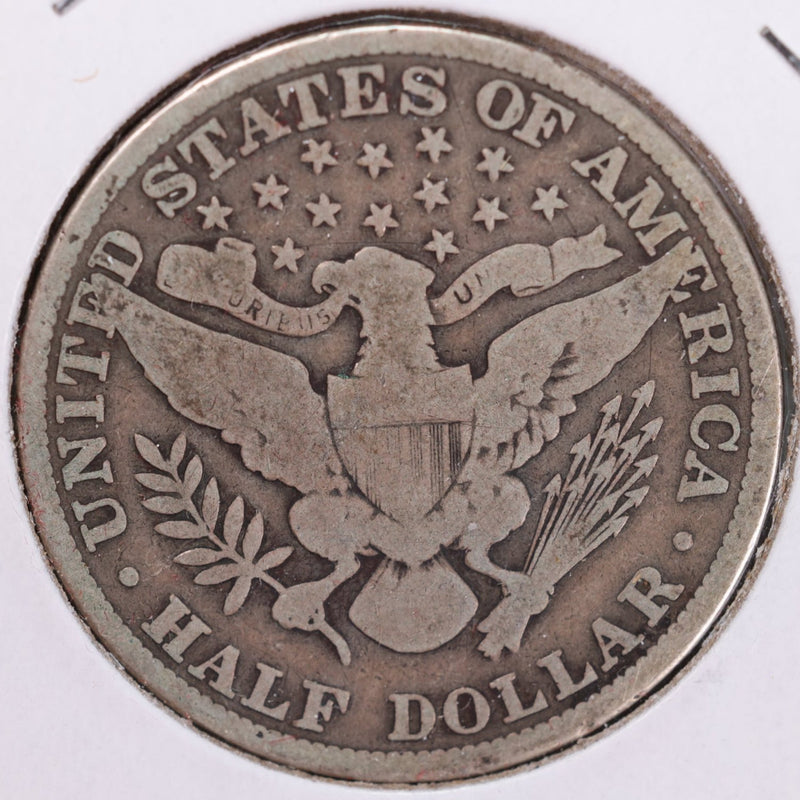 1909 Barber Half Dollar, Very Good, Circulated Coin, Store