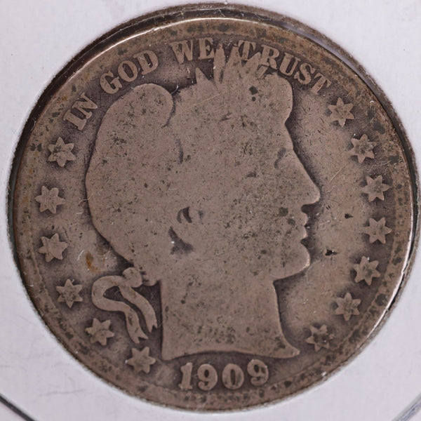 1909-O Barber Half Dollar, Good, Circulated Coin, Store #H909O04