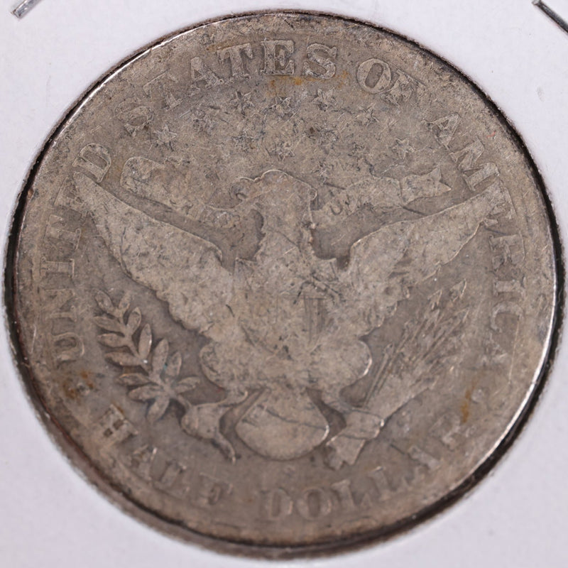 1909-S Barber Half Dollar, Good, Circulated Coin, Store