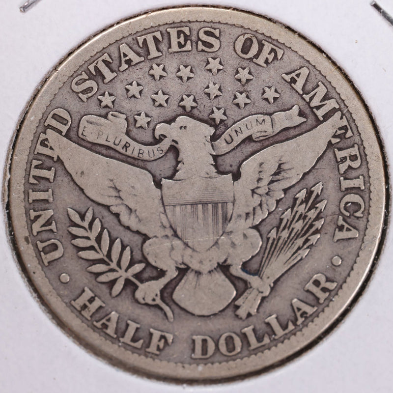 1911 Barber Half Dollar, Very Good, Circulated Coin, Store