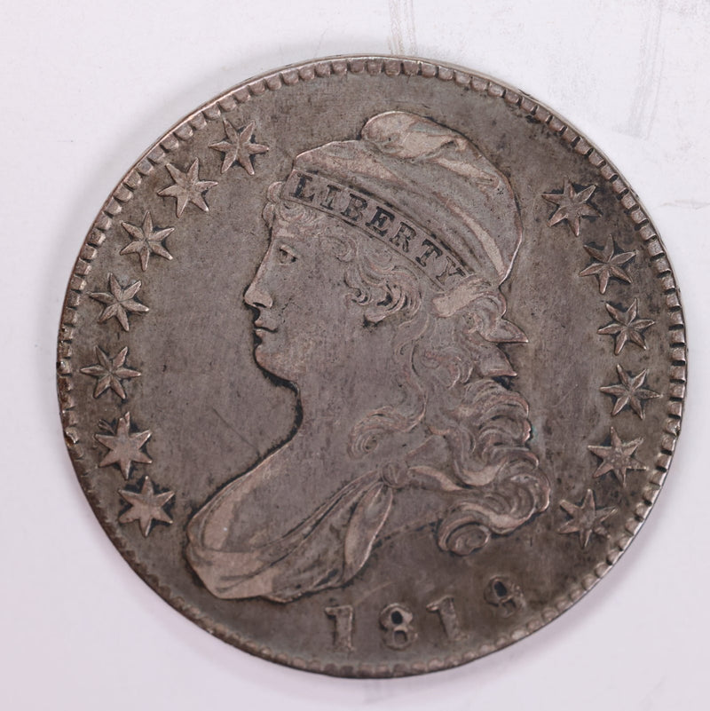 1819 Cap Bust Half Dollar., Small '9'., Extra Fine Circulated Coin.,  Store