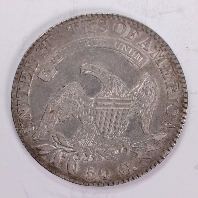 1821 Cap Bust Half Dollar., Extra Fine Circulated Coin., Store