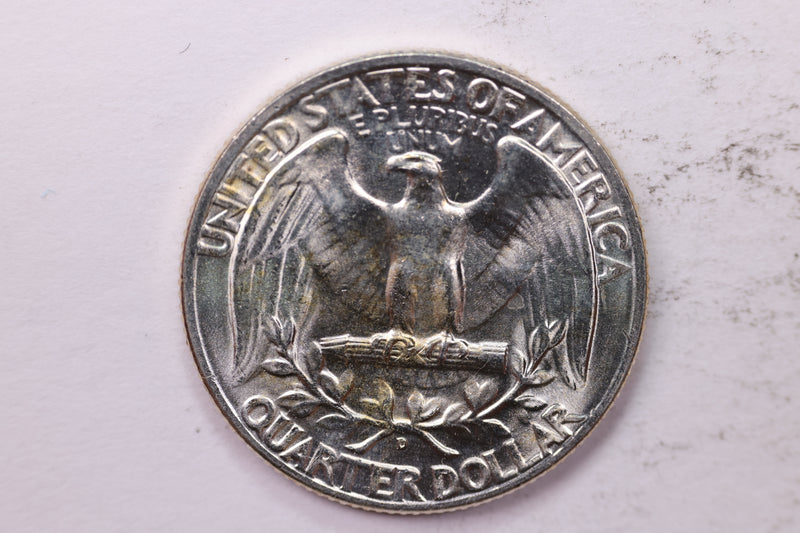 1952-D Washington Silver Quarter, Affordable Uncirculated Collectible Coin. Sale