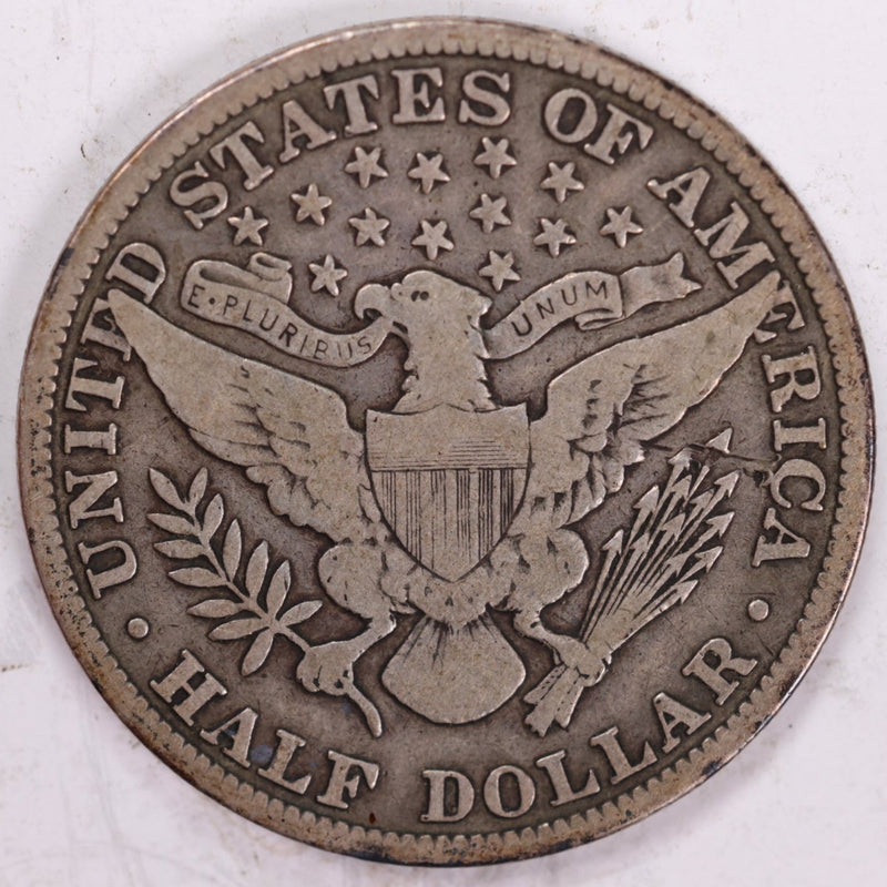 1915 Barber Half Dollar, Fine Circulated Coin, Store