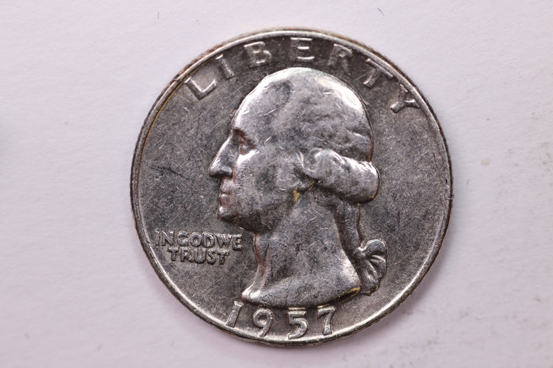 1957-D Washington Silver Quarter, Affordable Uncirculated Collectible Coin. Sale