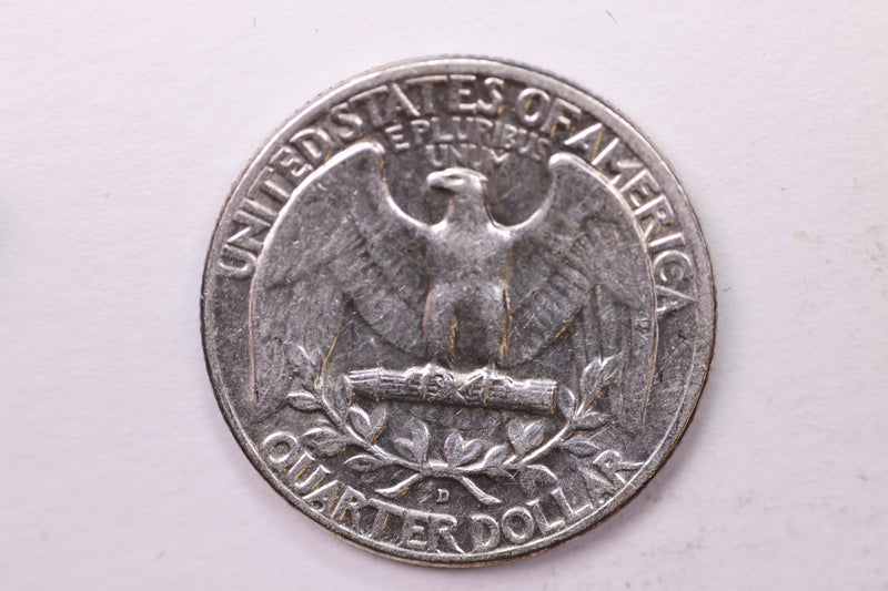 1957-D Washington Silver Quarter, Affordable Uncirculated Collectible Coin. Sale