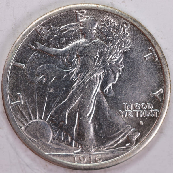 1916-S Walking Liberty Half Dollar, Mint State Coin, Store #H916S02