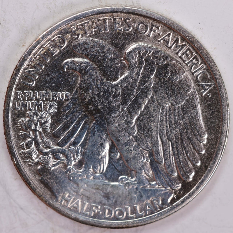 1918 Walking Liberty Half Dollar, About Uncirculated Coin, Nice Slider, Store