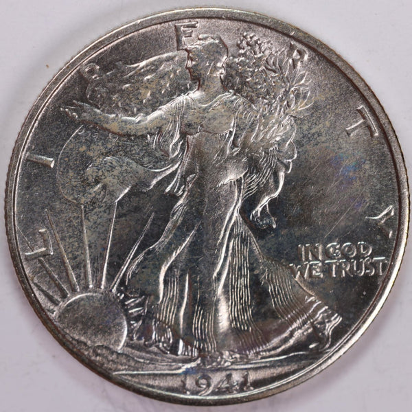 1941-S Walking Liberty Half Dollar, Extra Fine Circulated Coin, Store #H941S02