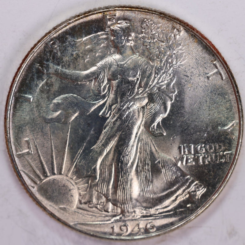 1946 Walking Liberty Half Dollar, Mint State Coin, Store