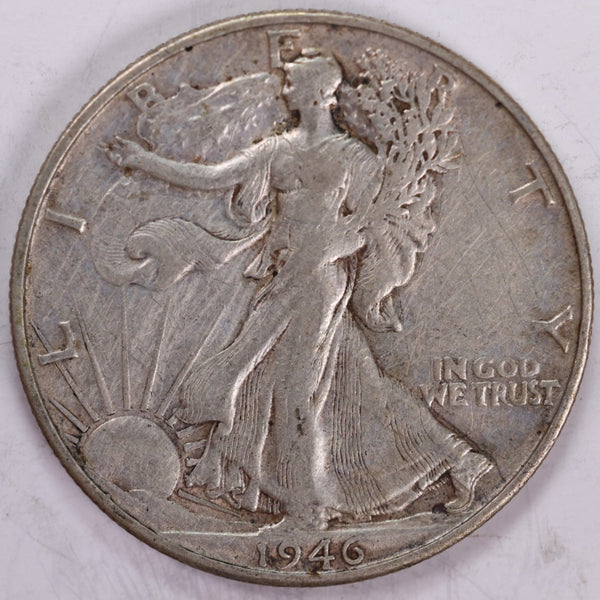 1946-S Walking Liberty Half Dollar, Very Fine Circulated Coin, Store #H946S02