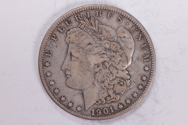 1901-S Morgan Silver Dollar., Very Fine, Circulated Coin., Store #2026