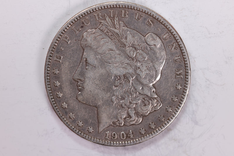 1904 Morgan Silver Dollar., Very Fine, Circulated Coin., Store