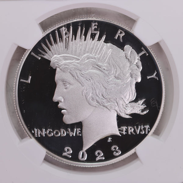 2023-S Peace Silver Dollar., NGC PF-69., Store #2037