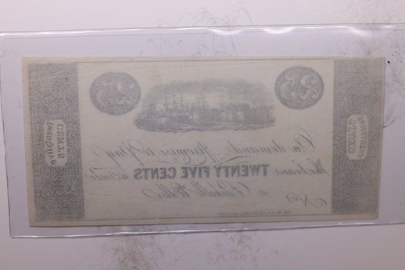 18__ 25 Cent., 'Remainders'., Obsolete Currency., Generic Script., Store