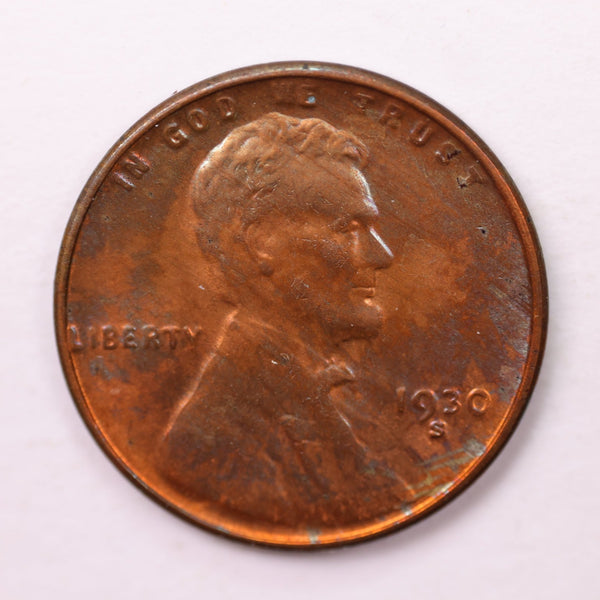 1930-S Lincoln Wheat Cents., Extra Fine., Store #18721