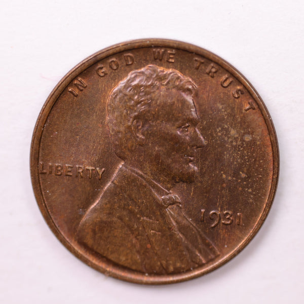 1931 Lincoln Wheat Cents., Extra Fine., Store #18722