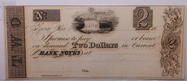 18__ $2., Remainder., Elyria, Ohio., Obsolete Currency., Store #OH002