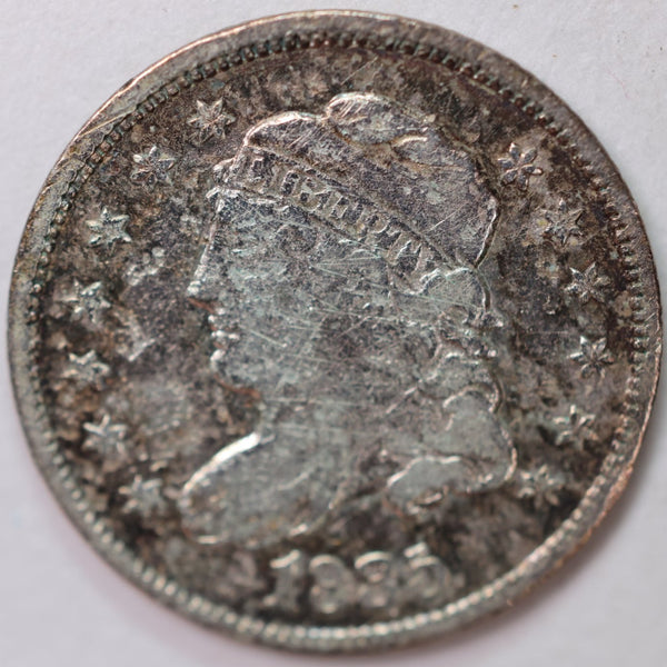 1835 Cap Bust Half Dime, Very Good Circulated Coin, Store #h835.01