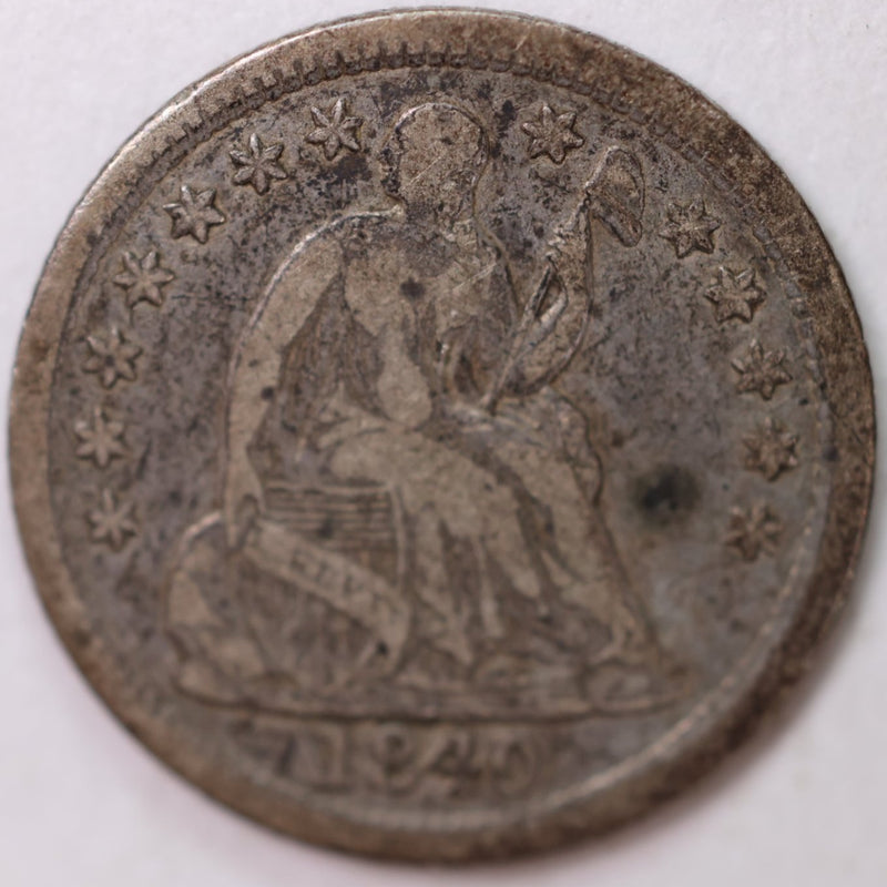 1840 Seated Half Dime, Very Fine Circulated Coin, Store