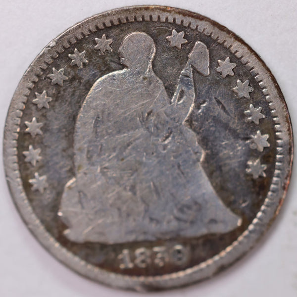 1859-O, Seated Half Dime, Net Good Circulated Coin, Store #M859O01