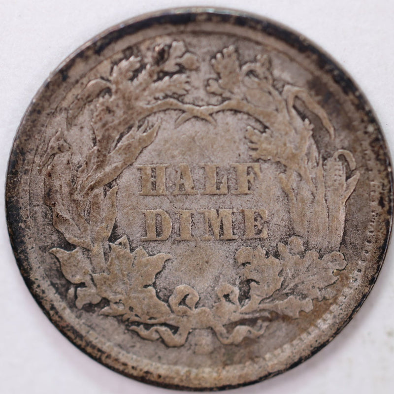 1867-S, Seated Half Dime, Very Fine Circulated Coin, Store