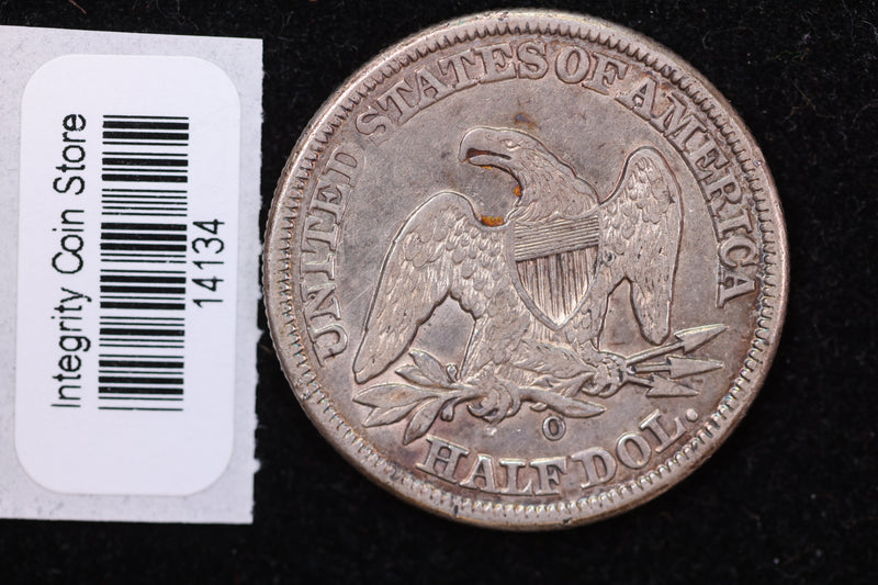 1848-O Liberty Seated Half Dollar, Affordable Circulated Coin. Store